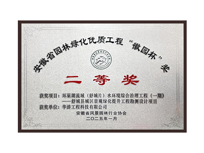 枣庄荣获2025“徽园杯”奖二等奖